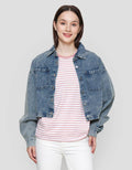 Nevada Vintage Jaket Denim Wanita