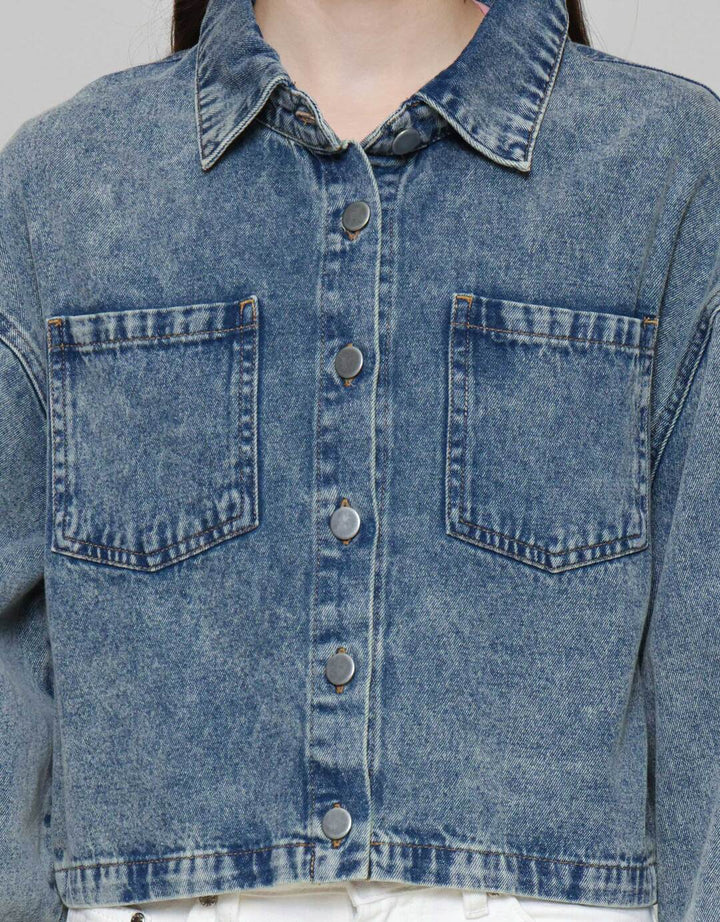 Nevada Vintage Jaket Denim Wanita