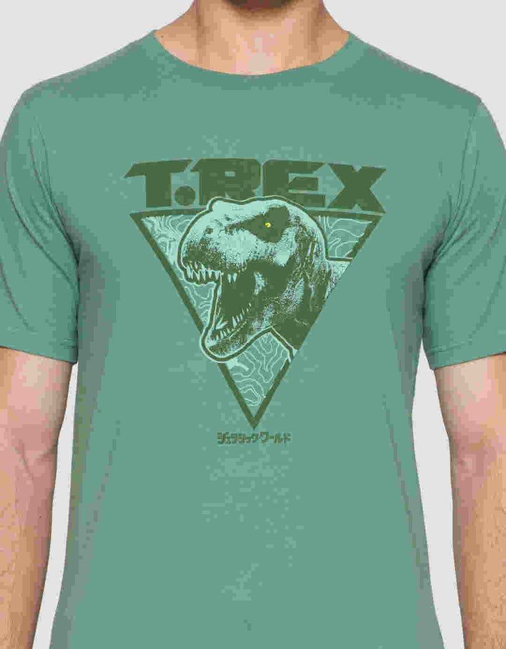 T Zone Universal Jurassic World T-Rex Men's Short Sleeve T-Shirt