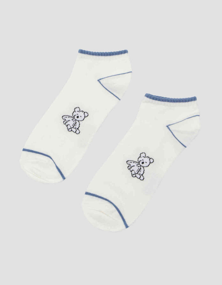 Nevada Bear Plain Kids Ankle Socks