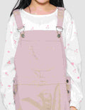Nevada Overall Woven Ala Denim Back Pocket Celana Panjang Anak Perempuan