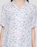 St. Yves Printed Sweet Flower Midi Dress Wanita