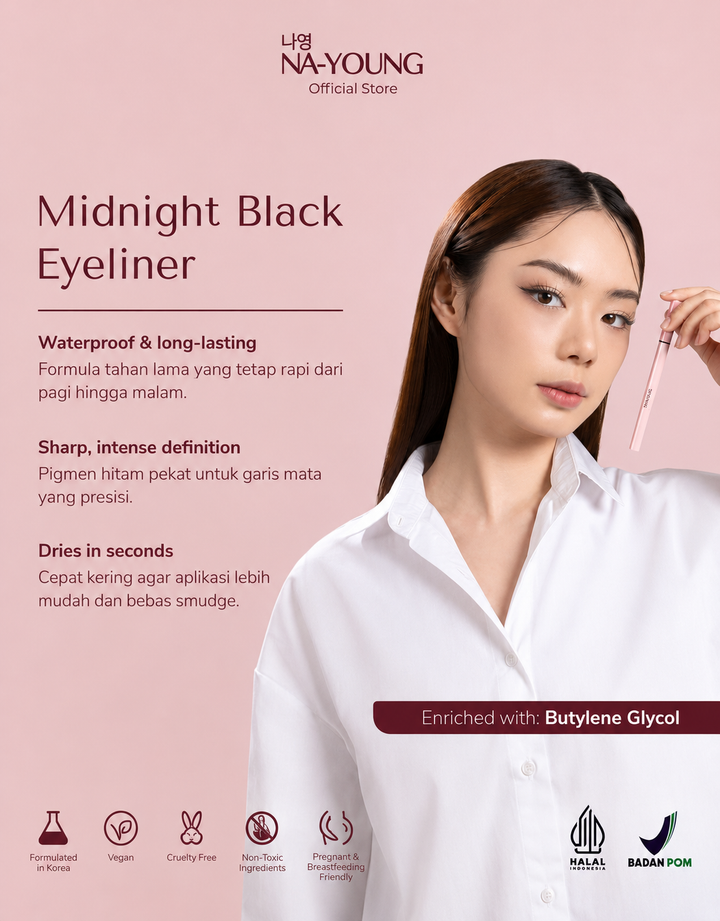 Na-Young Midnight Black Eyeliner
