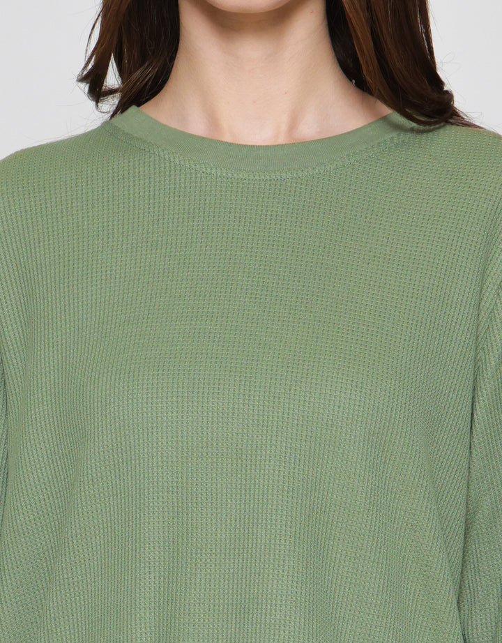 Connexion Waffle Plain Kaos Wanita