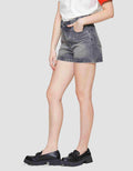 Nevada Basic Roll Up Women's Denim Shorts