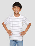 Little M Salur Kantong Patch Kaos Anak Laki-laki