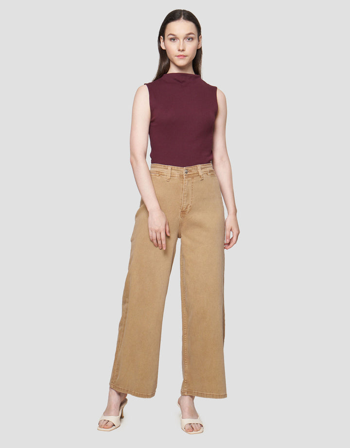 Nevada Wide Leg Celana Denim Wanita