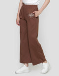 Disney Wide Leg Print Mickey Mouse Celana Panjang Wanita