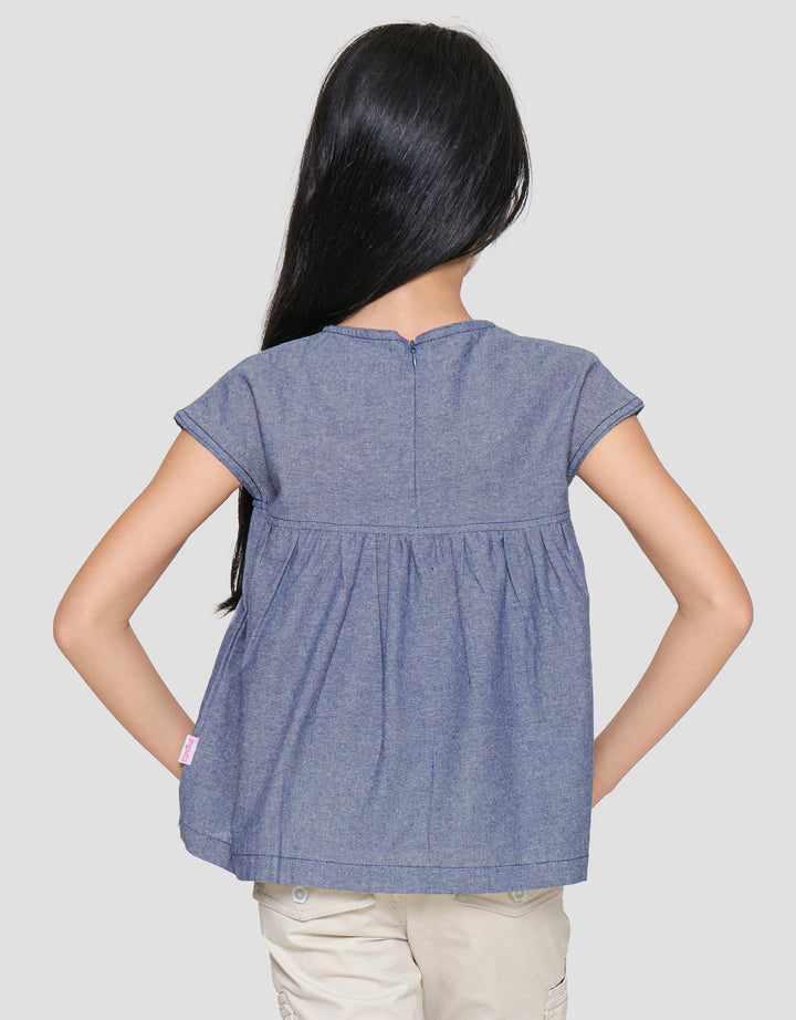 Cardinal Kids Girl Bordir Bunga Blouse Anak Perempuan