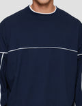 Nevada Cut And Sewn With Pipping Sweater Pria