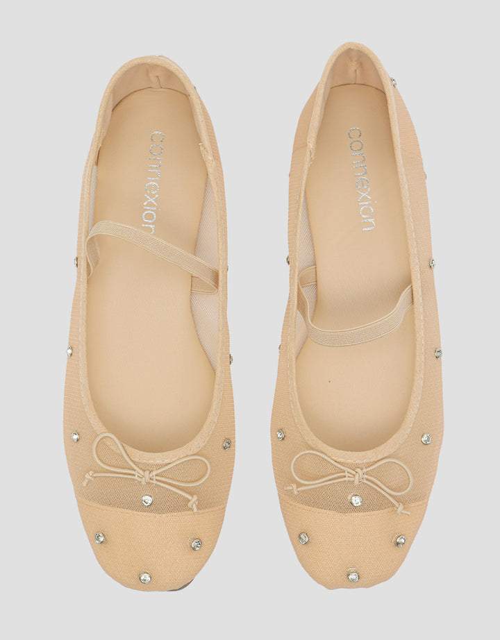 Connexion Studded Sepatu Ballerina Wanita