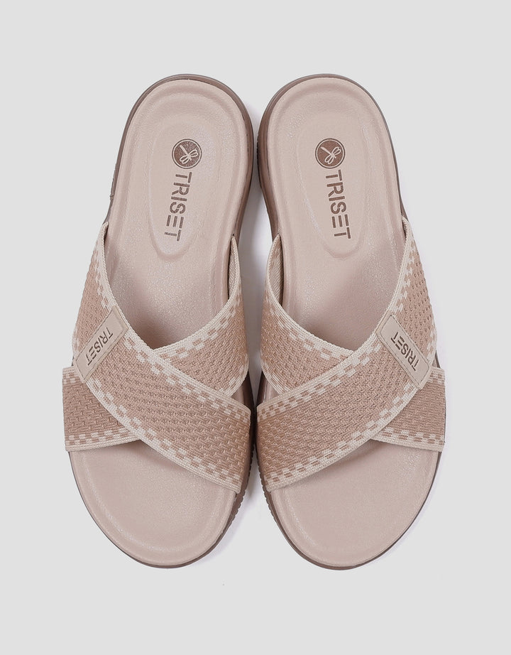 Triset TF640010904 X Strap Sandal Flat Wanita