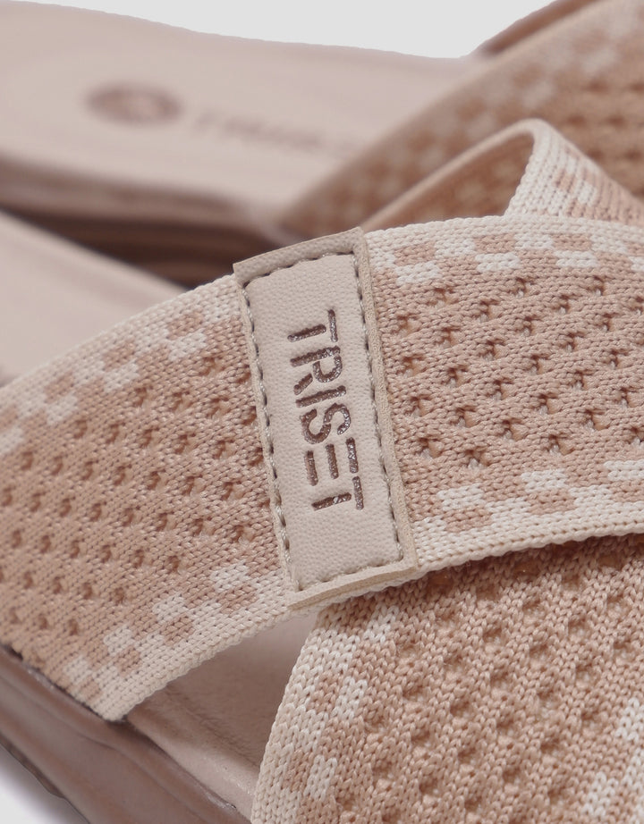 Triset TF640010904 X Strap Sandal Flat Wanita