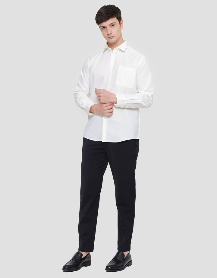Cole Plain Classic Oxford Kemeja Lengan Panjang Pria