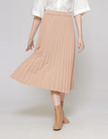 ZES Rok Pleats Wanita Midi MELWB003