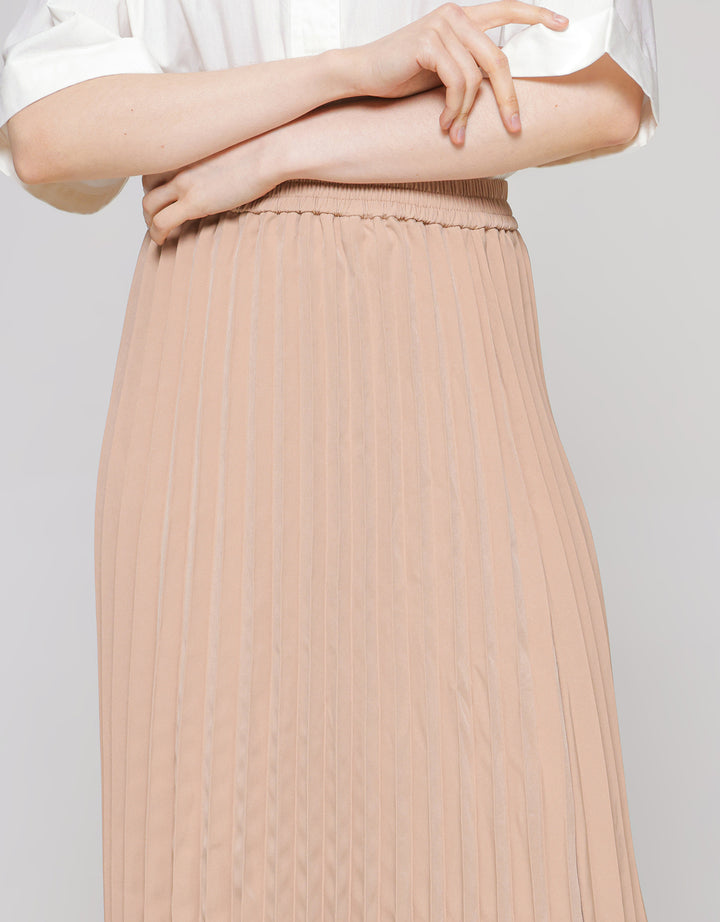 ZES Rok Pleats Wanita Midi MELWB003