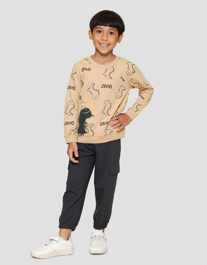 Little M Print Sweater Anak Laki-laki