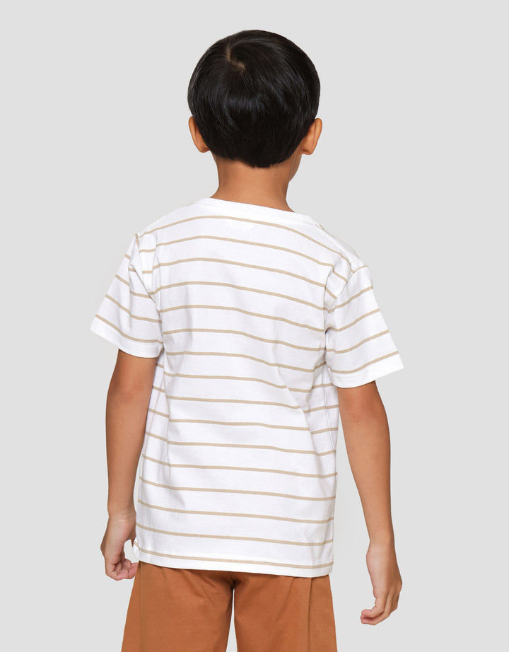Little M Salur Kantong Patch Kaos Anak Laki-laki