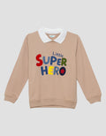 Little M Aplikasi Little Hero Sweater Anak Laki-laki
