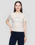 Nevada Rib Rabbit Kaos Lengan Pendek Wanita