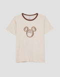 Disney Reguler Print Mickey Mouse Kaos Wanita