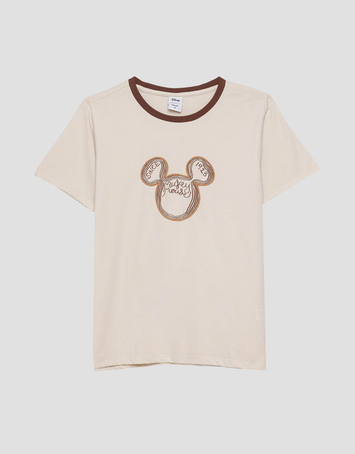 Disney Reguler Print Mickey Mouse Kaos Wanita