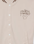 Disney Varsity Print Micke Mouse Jaket Wanita