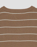 Connexion Stripe Tunlik Cardigan Wanita