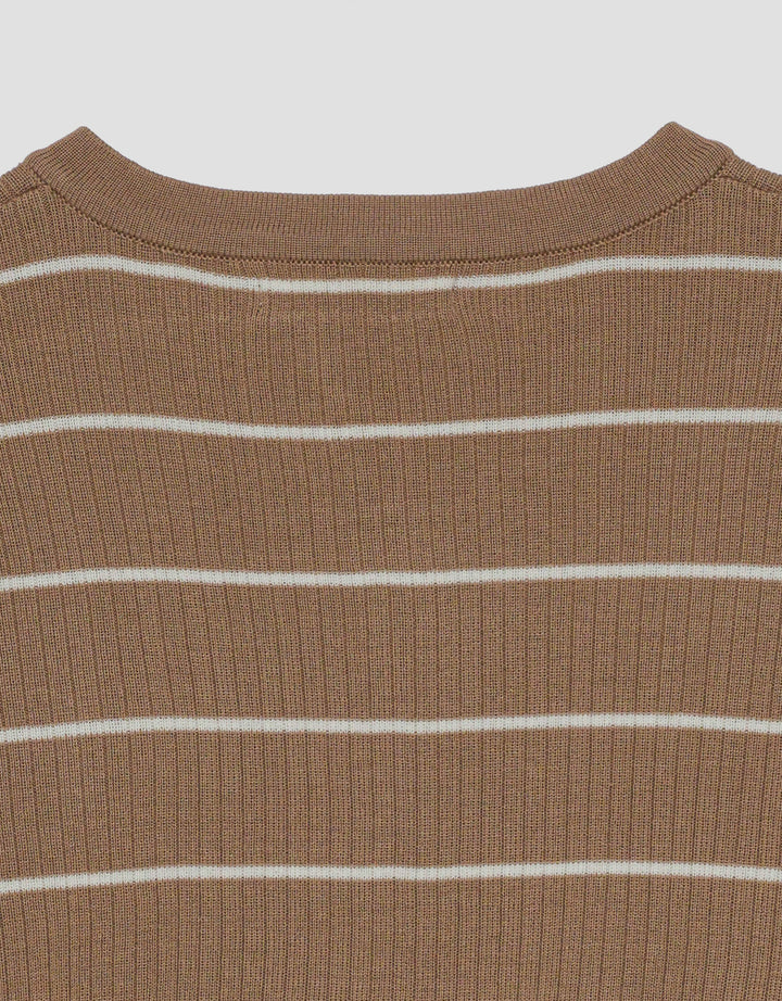 Connexion Stripe Tunlik Cardigan Wanita