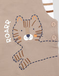 Little M Terry Embos Lion Jumpsuit Overall Bayi