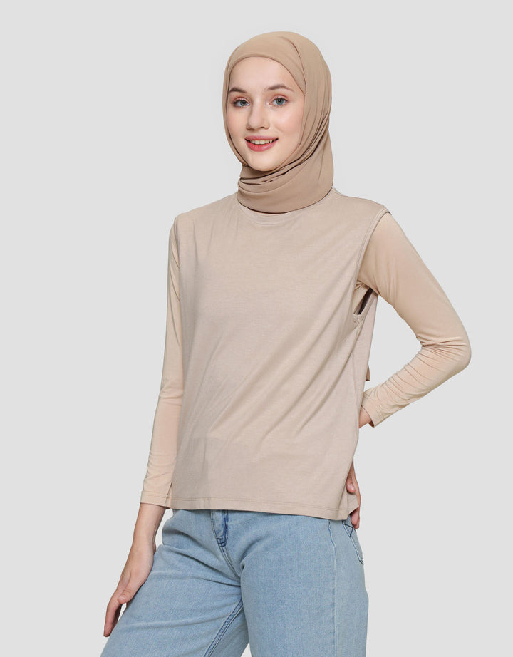 Annisa Soft Touch Inner Sleeveless Kaos Wanita