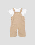 Little M Korduroy Selutut Jumpsuit Overall Bayi