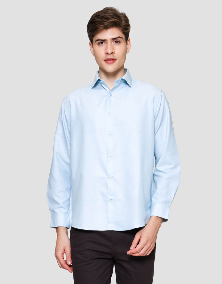 Cole Plain Classic Oxford Kemeja Lengan Panjang Pria