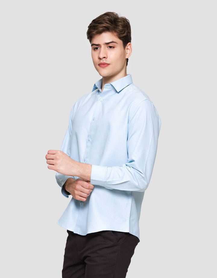 Cole Plain Classic Oxford Kemeja Lengan Panjang Pria