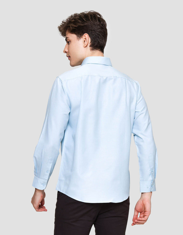 Cole Plain Classic Oxford Kemeja Lengan Panjang Pria