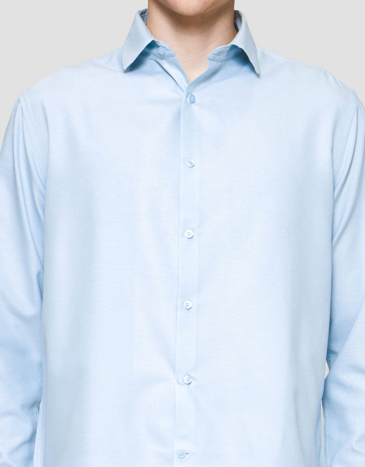 Cole Plain Classic Oxford Kemeja Lengan Panjang Pria