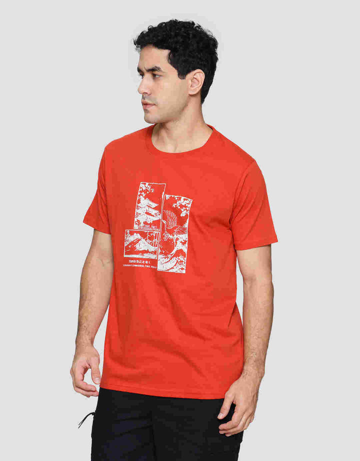 T Zone Big Size Theme Vacation Japan 4 Men's Short Sleeve T-Shirt
