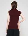 ZES Knit Top With Gold Kaos Wanita DTRTP007