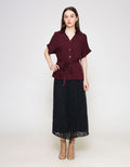 ZES With Belt Kemeja Wanita MELWT013