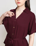 ZES With Belt Kemeja Wanita MELWT013