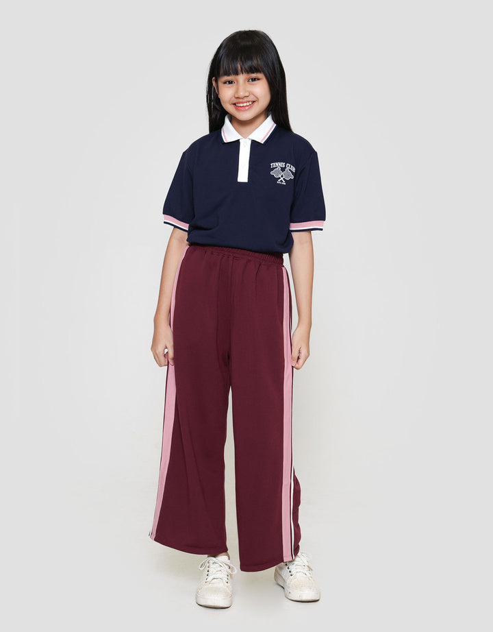 Nevada Stripe Pinggir Celana Panjang Anak Perempuan