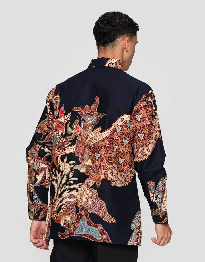 Arjuna Weda Daun Kemeja Batik Pria