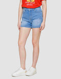 Nevada Basic Roll Up Women's Denim Shorts