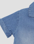 Little M Pocket Kemeja Denim Bayi