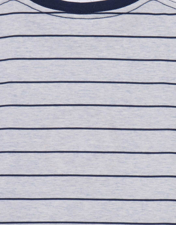 Marvel Avenger Capt Amrik Stripe Chennile Kaos Anak Laki-laki
