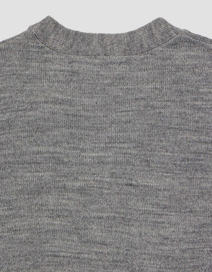 Little M Rajut List Dua Putih Sweater Bayi