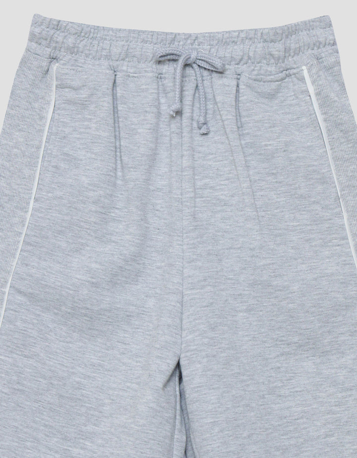 Nevada Knit Wide Leg Stripe Celana Anak Perempuan