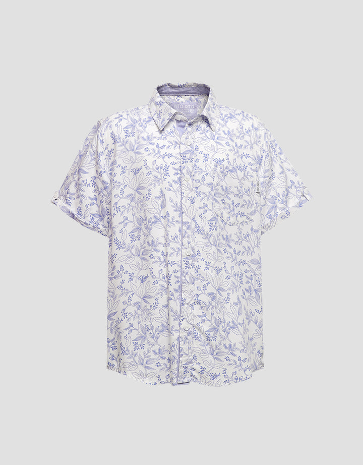 Pito Dito Floral Print Kemeja Anak Laki-laki