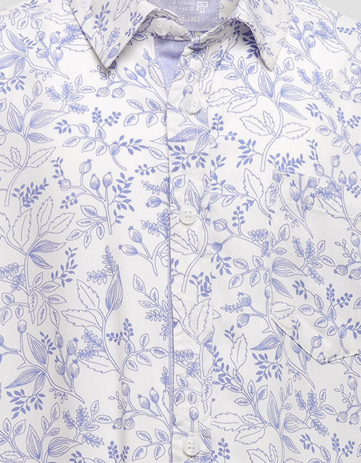 Pito Dito Floral Print Kemeja Anak Laki-laki