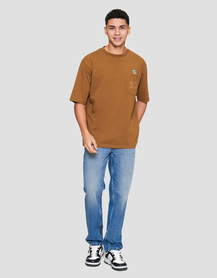 Suko Pocket Kaos Oversize Pria